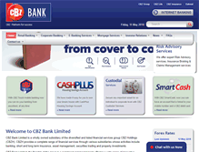 Tablet Screenshot of cbzbank.co.zw